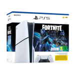 PS5 Console 1TB Standard Slim White Cobalt Star Fortnite Bundle ITA