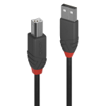 CAVO LINDY USB A 2.0 TO USB B, M/M, 3MT, (TIPO STAMPANTE) "Anthra Line", NERO, 36674