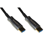 CAVO LINK HDMI 2.0 TO HDMI, M/M, 20MT, AOC FIBRA OTTICA IBRIDO, HDCP, ARC, EDID 4K - 60HZ, 4:4:4, NERO, LKCHD20F