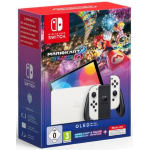 Switch Console OLED White + Mario Kart 8 Deluxe + 12 Mesi Nintendo Switch Online