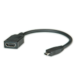 ADATTATORE MICRO HDMI-HDMI M/F 4K 30HZ 3D