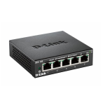 D-LINK SWITCH 5 PORTE 10/100 CASE METALLICO