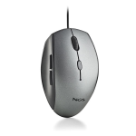 NGS MOUSE ERGONOMICO CON FILO E BOTTONI SILENZIOSI TYPE C GRAY