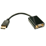 LINDY ADATTATORE CAVO DISPLAYPORT/VGA, M/F, ATTIVO, 15CM