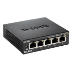 D-LINK SWITCH 5 PORTE GIGABIT CASE METALLICO