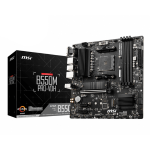 MSI MB AMD B550M PRO-VDH, B550 ,AM4,4DDR4,1PCI-EX16, 2PCI-EX1, 2M.2, 4SATA3,7USB3.2 GEN1, 6USB