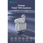 Devia Auricolari Airbuds Pods3 TWS EM410 BT 5.3 C.Wireless Bianchi