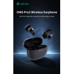 Devia Auricolari EM402 wireless senza inserimento nell'orecchio OWS Pro2 Neri