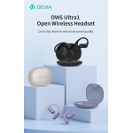 Devia Auricolari EM043 wireless senza inserimento nell'orecchio OWS Ultra1 Viola