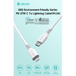 Devia Cavo Certificato GRS da Tipo C a Lightning 27W 3A 1 Mt PD