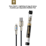 Devia Cavo Bubble Usb A - Lightning lega zinco ricambio Espositore