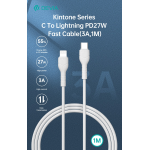 Devia Kintone Cavo da Tipo-C a Lightning 5V 27W 1Mt Carica e Dati