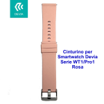 Cinturino per smartwatch Devia Serie WT1 / Pro1 Rosa