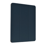 Devia Cover iPad Pro 12.9 2021 in pelle con supporto pencil Blu