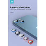 Devia Proteggi lenti diamantate iPhone13 &13 Mini Cornice Blue