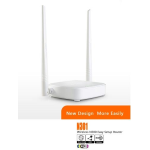 TENDA Router wireless Easy setup 300Mbps Tenda N301