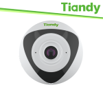 Tiandy Telecamera Fisheye Pro 5MP 1.4mm, Tripwire, Heatmap, PoE, IP67 - TC-C35VN