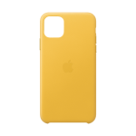 Apple iPhone 11 Pro Max Leather Case - Meyer Lemon