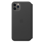 Apple iPhone 11 Pro Max Leather Folio - Black