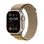 Apple Watch Ultra 2 GPS + Cellular 49mm Cassa Titanio Naturale con Tan Alpine Loop - Large