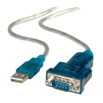 CAVO CONVERTITORE USB A SERIALE BK M/M 1.8MT ADJ