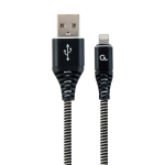 CAVO PER APPLE RICARICA E DATI USB-A 2CONN 8PIN 480MBPS COTONE 1MT