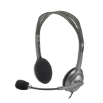 Cuffie Logitech H111 Cavo Over-the-head Stereo - Nero - Binaural - Supra-aural - 32 Ohm - 20 Hz a 20 kHz - 180 cm Cavo