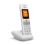 GIGASET E390 WHITE CORDLESS DECT