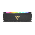 KIT DDR4 PATRIOT "VIPER STEEL RGB BLACK" 16GB (2x8GB) 3200Mhz CL18 - RGB- HS DUAL CHANNEL PVSR416G320C8K