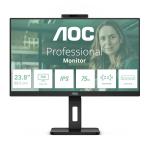 MONITOR AOC 23.8IPS FHD HDMI DP USB MM AOC 24P3QW WEBCAM REG ALTEZZA PIVOT