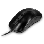 MOUSE ATLANTIS P009-OPTIDESK-USB ottico 3 tasti con scroll usb, Finitura High Glossy Nero