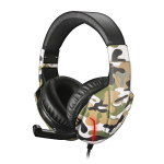 TECHMADE CUFFIE GAMING MULTIMEDIALI CAMO