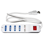 LINK MULTIPRESA 4 PRESE 10/16A + 2 USB