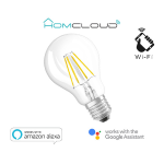 Homcloud Lampadina Wi-Fi a filamento Bianco CCT dimm