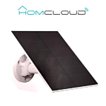 Homcloud Pannello solare con cavo per Telecamere batteria