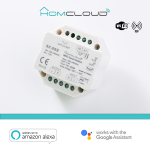 Homcloud Modulo Smart Pulsante 220V AC 1CHx1.5A Wi-Fi+RF 2.4G