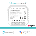 Homcloud Modulo Dimmer 1CH Zigbee da incasso