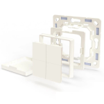 Shelly BLU Wall Switch 4 (+ Legrand adapter) -Pulsante a muro senza fili 4 tasti