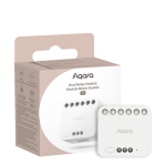 Aqara Modulo RelÃ¨ Doppio T2 Zigbee - Luci/prese/tapparel/garage + contatto pulit