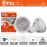 MR16 Lampadina LED - 6W 4000K 510LM 38Âº CRI80 DC 12V