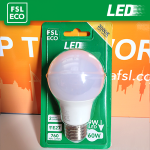 Luce Calda - 3000K Lampada Goccia BLISTER - 9W 3000K E27