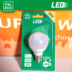 Luce Calda - 3000K Lampada Sfera BLISTER - 5,5W 3000K E14