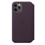 Apple iPhone 11 Pro Leather Folio - Aubergine