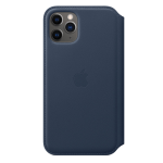 Apple iPhone 11 Pro Leather Folio - Deep Sea Blue