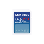 Samsung PRO Plus MB-SD256S - Scheda di memoria flash - 256 GB - Video Class V30 / UHS-I U3 / Class10 - UHS-I SDXC - bianco