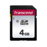 Transcend 300S - Scheda di memoria flash - 4 GB - Class 10 - SDHC