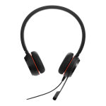 Jabra Evolve 30 II MS stereo - Cuffie con microfono - over ear - cablato - USB, jack 3,5 mm - Certificato per Skype for Business