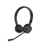 Jabra Evolve 65 TE Stereo - Cuffie con microfono - over ear - Bluetooth - senza fili - USB-A tramite adattatore Bluetooth - isolamento dal rumore - Certificato per i team Microsoft