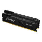 Kingston FURY Beast - DDR4 - kit - 16 GB: 2 x 8 GB - DIMM 288-PIN - 2666 MHz / PC4-21300 - CL16 - 1.2 V - senza buffer - non ECC - nero