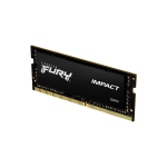 Kingston FURY Impact - DDR4 - modulo - 16 GB - SO DIMM 260-pin - 2666 MHz / PC4-21300 - CL15 - 1.2 V - senza buffer - non ECC - nero